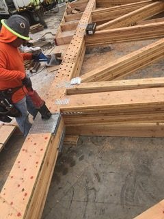 bowstring truss construction framing