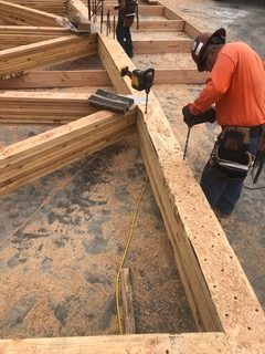 bowstring truss construction framing
